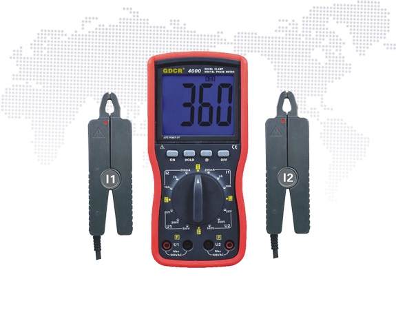GDCR4000系列双钳数字相位伏安表